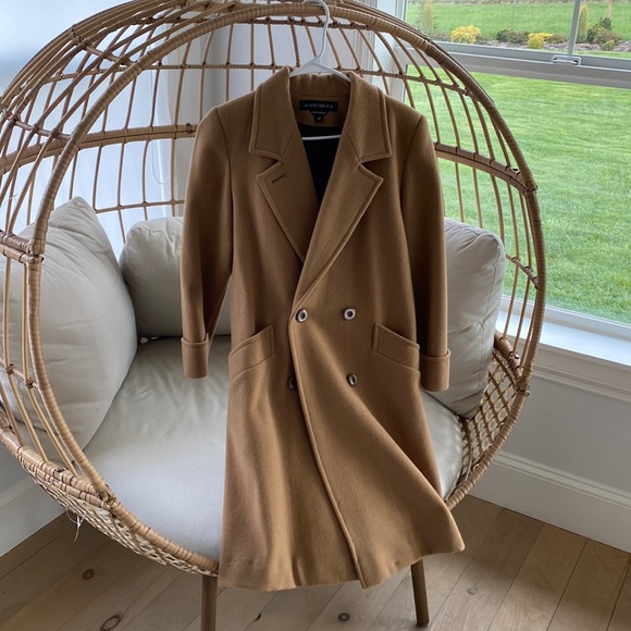 Donnybrooke Jackets & Blazers - Long Camel Pea Coat